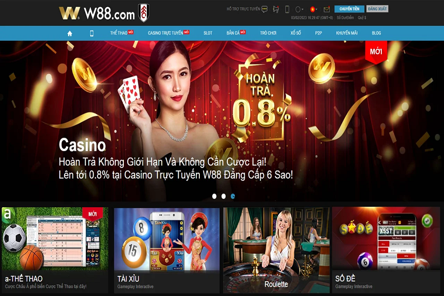 W88 - Nhà cái Casino online hàng đầu Việt Nam